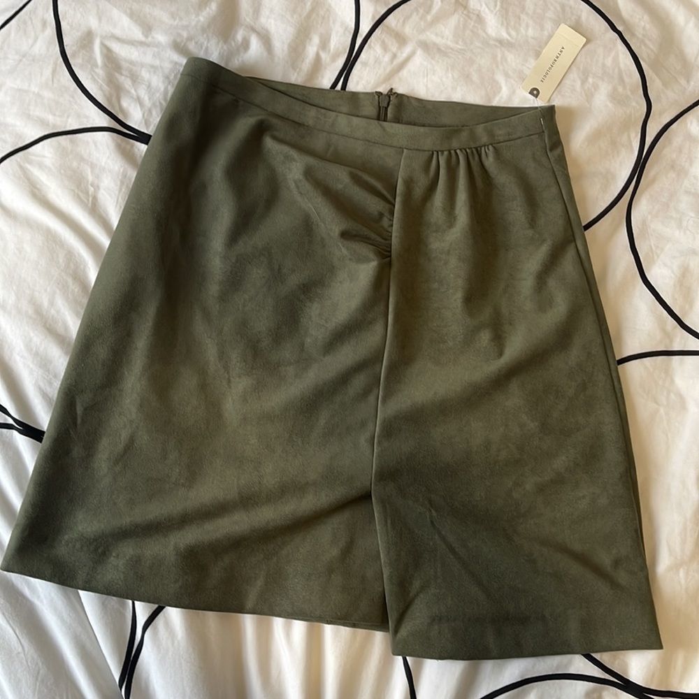 NWT Anthropologie Roxanna Sueded Mini Skirt - Picture 4 of 6